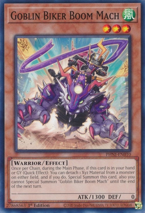 Image for Goblin Biker Boom Mach (Phantom Nightmare) (PHNI-EN010) - YuGiOh