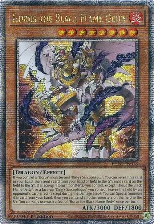 Image for Horus the Black Flame Deity (Quarter Century Secret Rare) (Phantom Nightmare) (PHNI-EN018) - YuGiOh