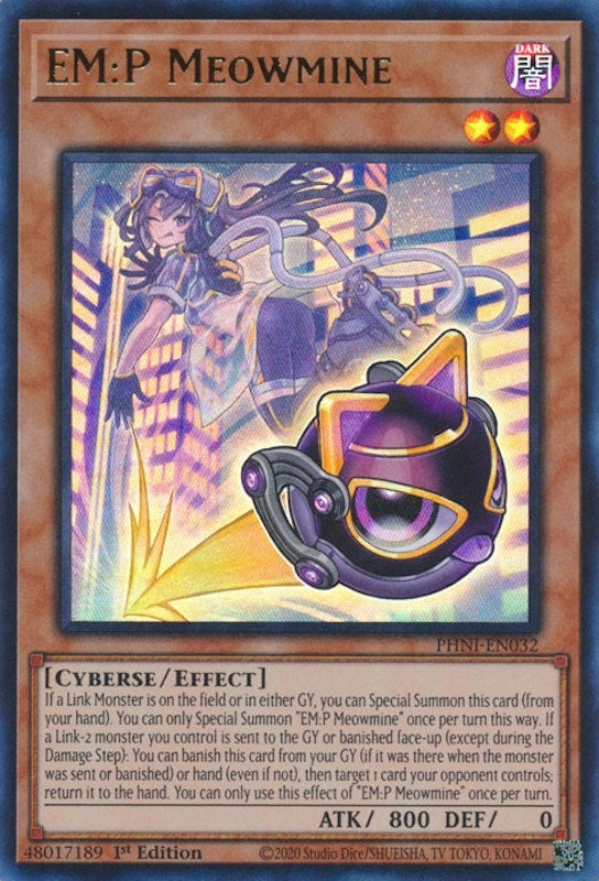 Image for EM:P Meowmine (Phantom Nightmare) (PHNI-EN032) - YuGiOh
