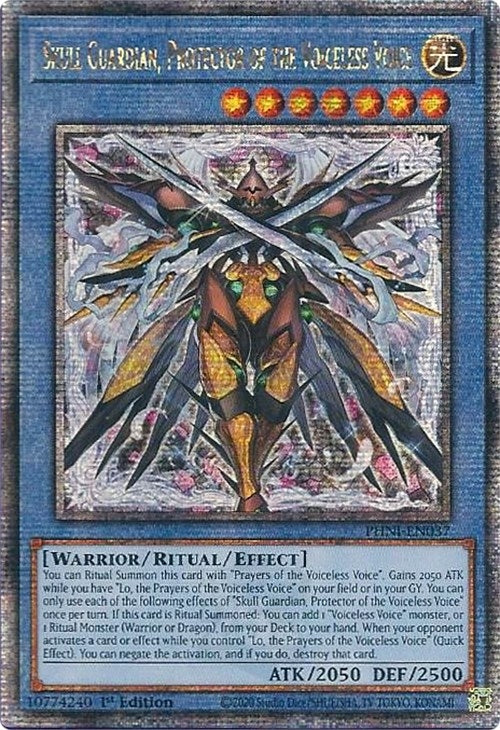 Image for Skull Guardian, Protector of the Voiceless Voice (Quarter Century Secret Rare) (Phantom Nightmare) (PHNI-EN037) - YuGiOh