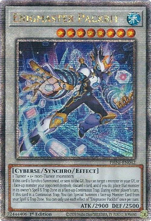 Image for Enigmaster Packbit (Quarter Century Secret Rare) (Phantom Nightmare) (PHNI-EN042) - YuGiOh