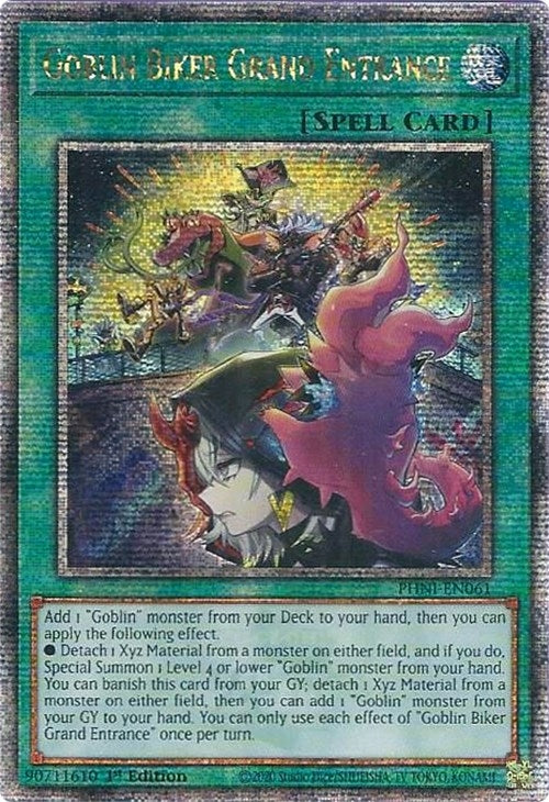 Image for Goblin Biker Grand Entrance (Quarter Century Secret Rare) (Phantom Nightmare) (PHNI-EN061) - YuGiOh