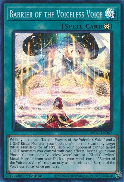 Image for Barrier of the Voiceless Voice (Phantom Nightmare) (PHNI-EN067) - YuGiOh