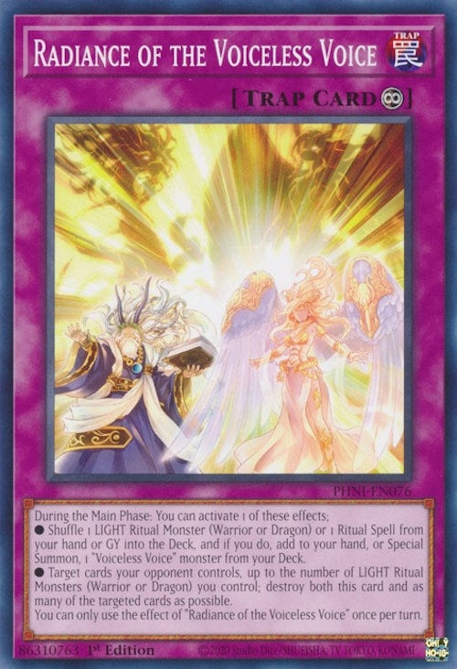 Image for Radiance of the Voiceless Voice (Phantom Nightmare) (PHNI-EN076) - YuGiOh