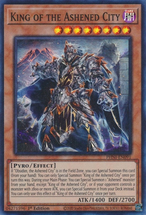 Image for King of the Ashened City (Phantom Nightmare) (PHNI-EN091) - YuGiOh