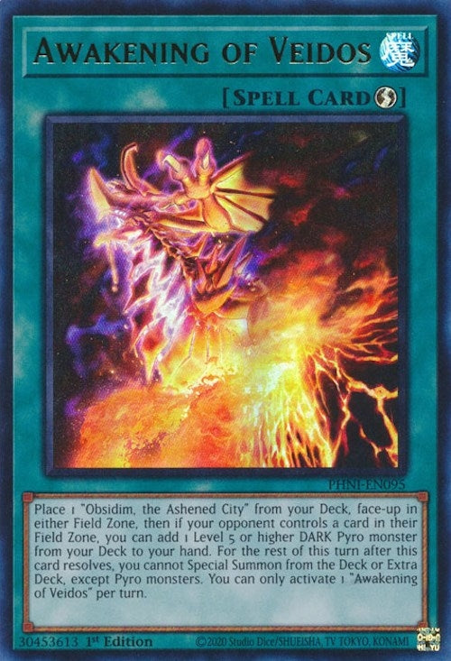 Image for Awakening of Veidos (Phantom Nightmare) (PHNI-EN095) - YuGiOh