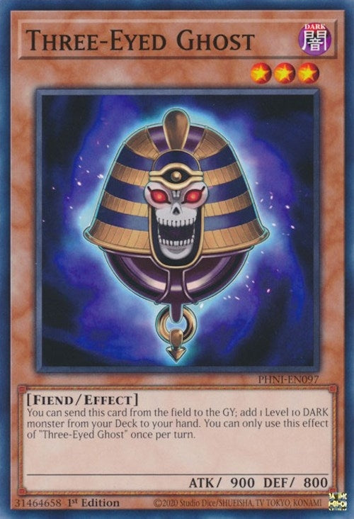 Image for Three-Eyed Ghost (Phantom Nightmare) (PHNI-EN097) - YuGiOh
