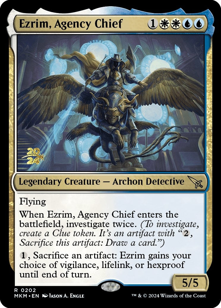 Image for Ezrim, Agency Chief (Prerelease Cards) (202) - Magic: The Gathering