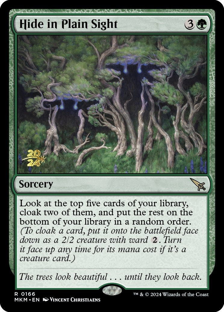 Image for Hide in Plain Sight (Prerelease Cards) (166) - Magic: The Gathering