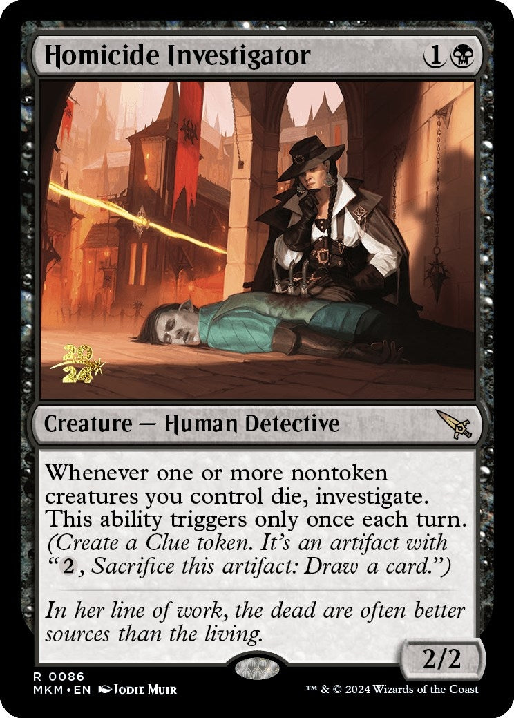 Image for Homicide Investigator (Prerelease Cards) (86) - Magic: The Gathering