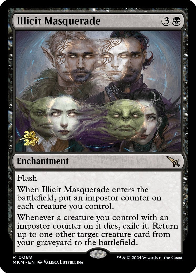 Image for Illicit Masquerade (Prerelease Cards) (88) - Magic: The Gathering