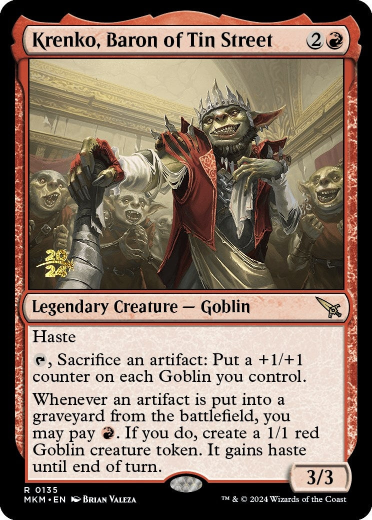 Image for Krenko, Baron of Tin Street (Prerelease Cards) (135) - Magic: The Gathering