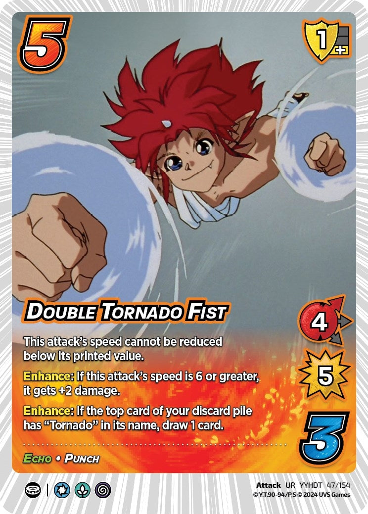 Image for Double Tornado Fist (Yu Yu Hakusho: Dark Tournament) (47/154) - UniVersus