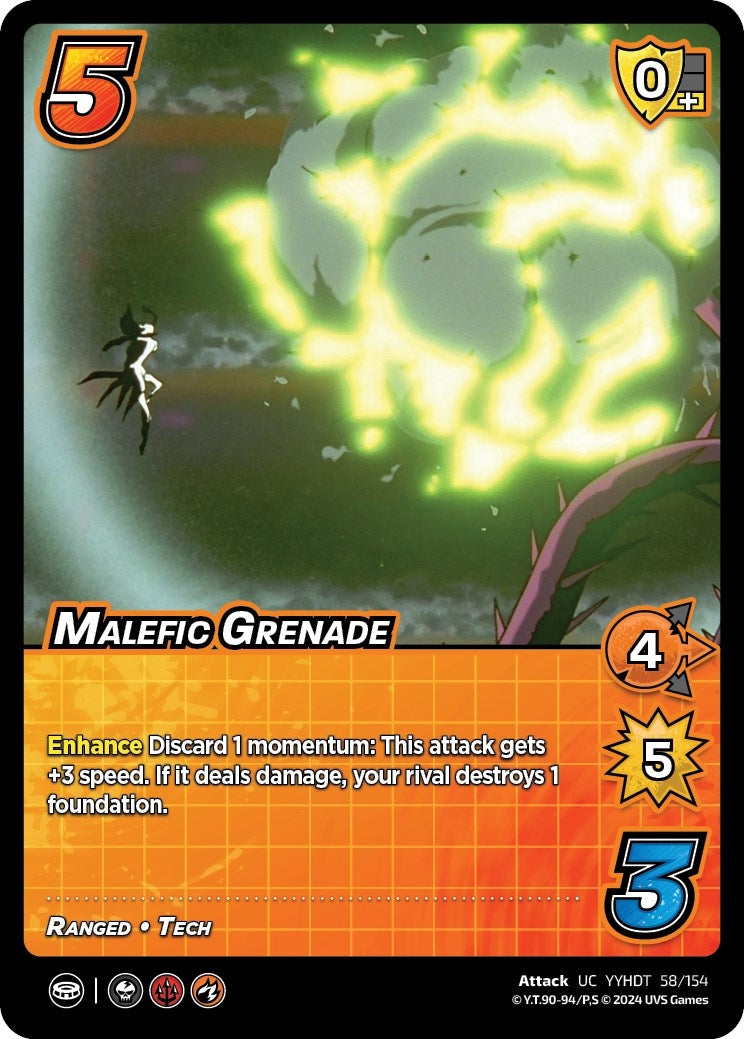 Image for Malefic Grenade (Yu Yu Hakusho: Dark Tournament) (58/154) - UniVersus
