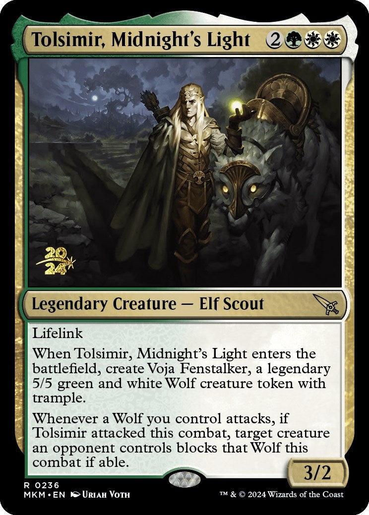 Image for Tolsimir, Midnight's Light (Prerelease Cards) (236) - Magic: The Gathering