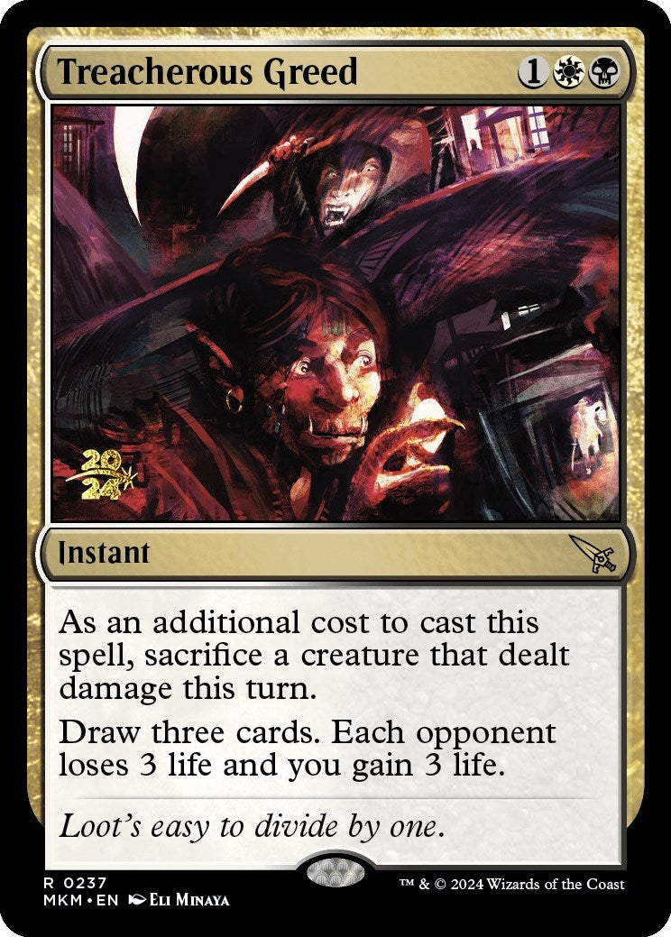 Image for Treacherous Greed (Prerelease Cards) (237) - Magic: The Gathering