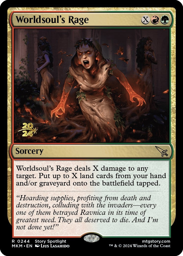 Image for Worldsoul's Rage (Prerelease Cards) (244) - Magic: The Gathering