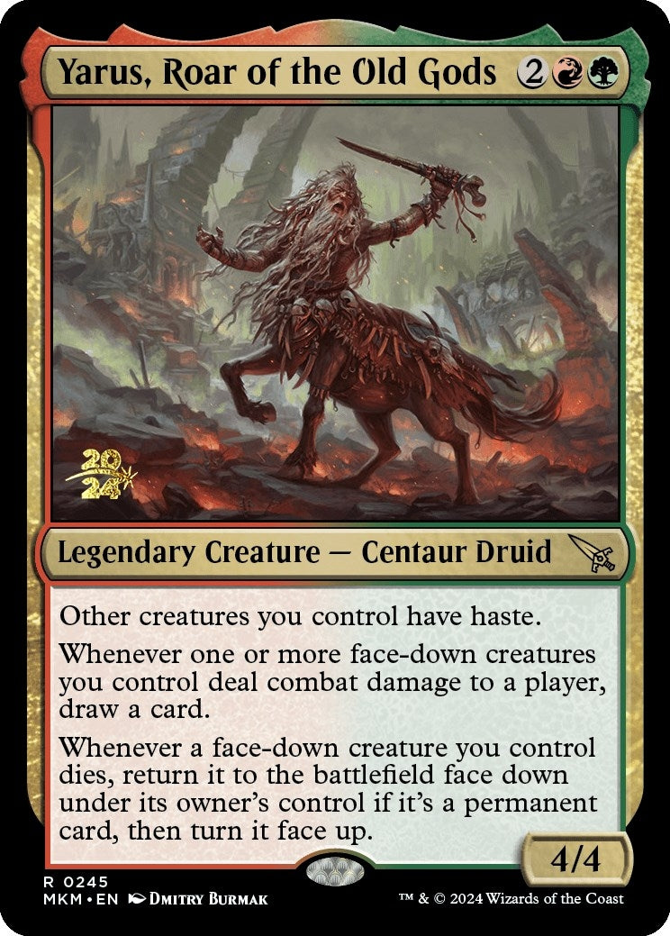 Image for Yarus, Roar of the Old Gods (Prerelease Cards) (245) - Magic: The Gathering