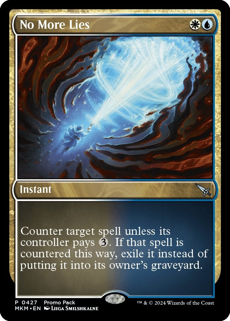 Image for No More Lies (Promo Pack: Murders at Karlov Manor) (427) - Magic: The Gathering