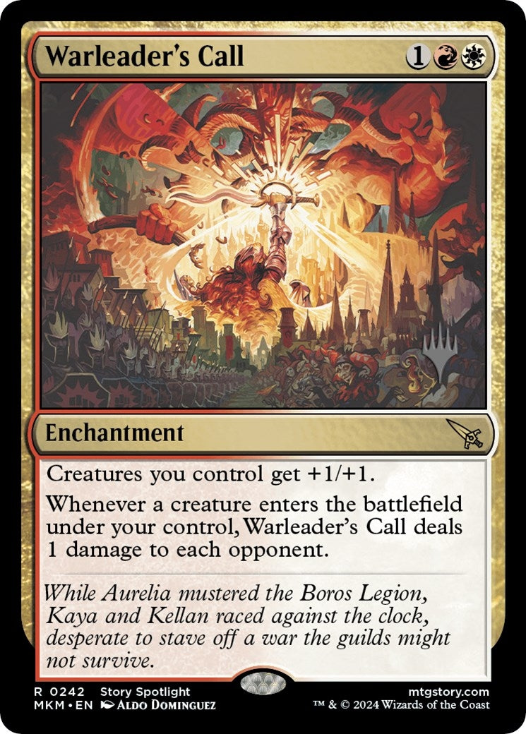 Image for Warleader's Call (Promo Pack: Murders at Karlov Manor) (242) - Magic: The Gathering