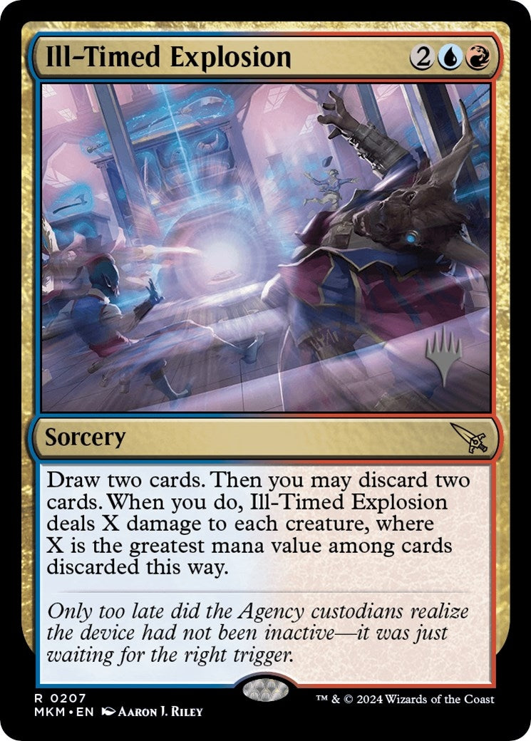 Image for Ill-Timed Explosion (Promo Pack: Murders at Karlov Manor) (207) - Magic: The Gathering