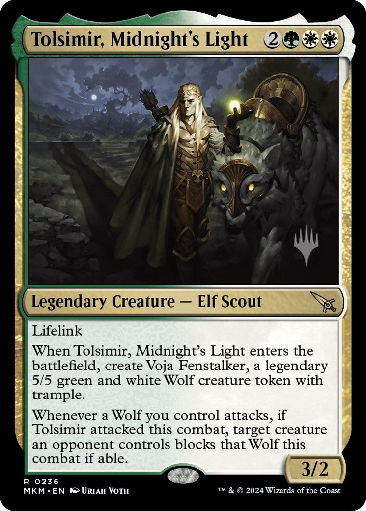 Image for Tolsimir, Midnight's Light (Promo Pack: Murders at Karlov Manor) (236) - Magic: The Gathering