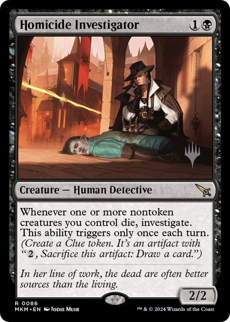 Image for Homicide Investigator (Promo Pack: Murders at Karlov Manor) (86) - Magic: The Gathering