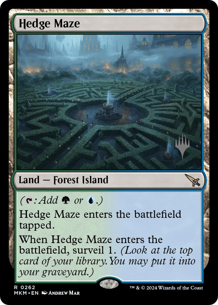 Image for Hedge Maze (Promo Pack: Murders at Karlov Manor) (262) - Magic: The Gathering
