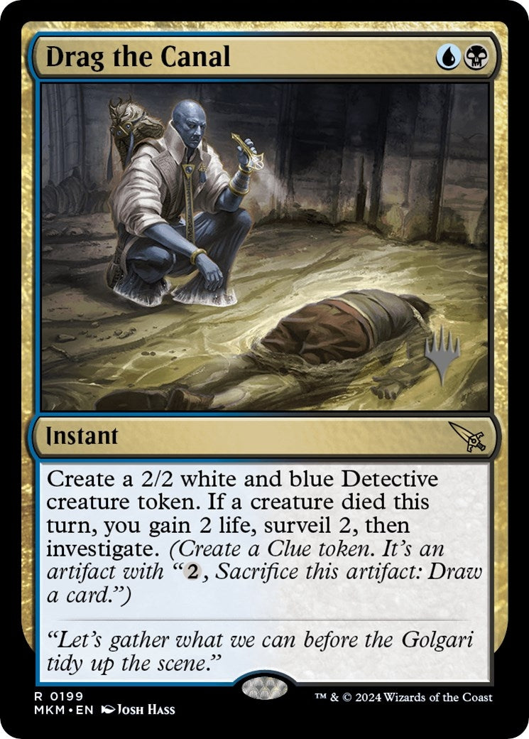 Image for Drag the Canal (Promo Pack: Murders at Karlov Manor) (199) - Magic: The Gathering