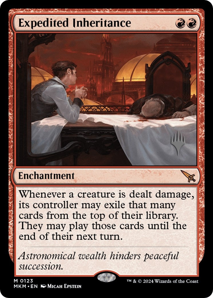 Image for Expedited Inheritance (Promo Pack: Murders at Karlov Manor) (123) - Magic: The Gathering