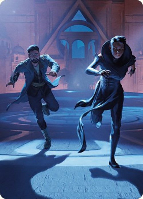 Image for Unauthorized Exit Art Card (Art Series: Murders at Karlov Manor) (30) - Magic: The Gathering