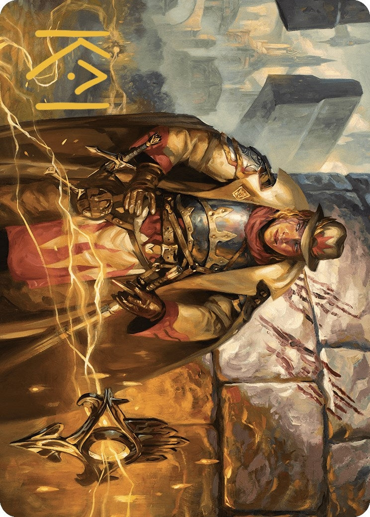 Image for Tenth District Hero Art Card (Gold-Stamped Signature) (Art Series: Murders at Karlov Manor) (4) - Magic: The Gathering