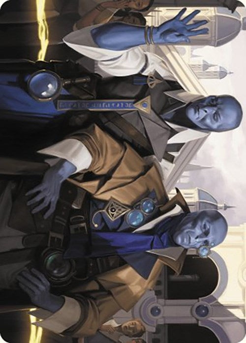 Image for Hotshot Investigators Art Card (Art Series: Murders at Karlov Manor) (5) - Magic: The Gathering