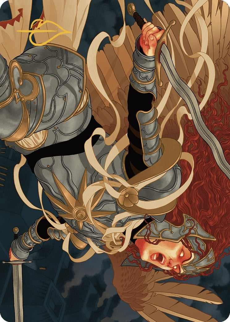 Image for Aurelia, the Law Above Art Card (41/49) (Gold-Stamped Signature) (Art Series: Murders at Karlov Manor) (41) - Magic: The Gathering