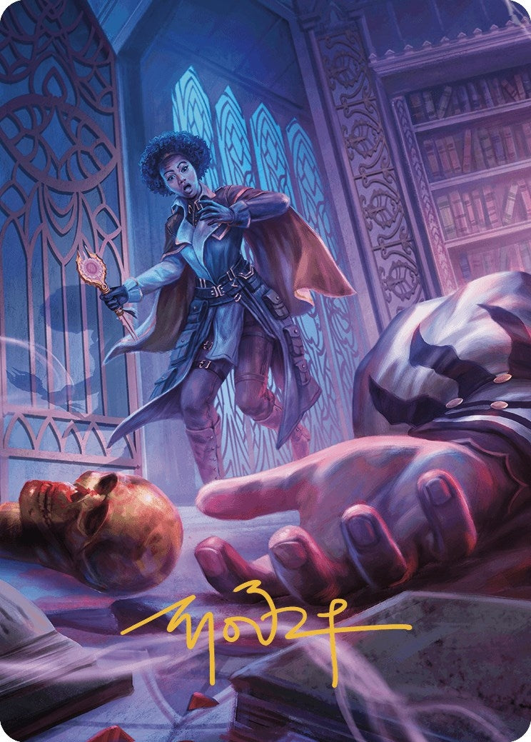 Image for Deadly Complication Art Card (Gold-Stamped Signature) (Art Series: Murders at Karlov Manor) (33) - Magic: The Gathering