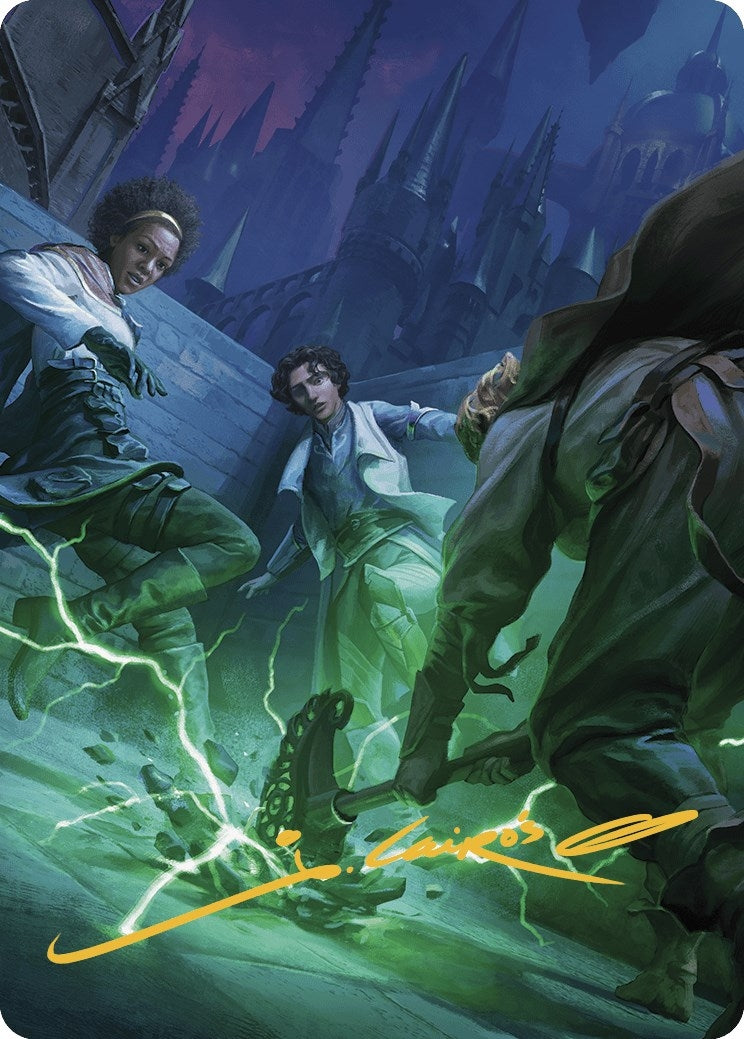 Image for Fanatical Strength Art Card (Gold-Stamped Signature) (Art Series: Murders at Karlov Manor) (32) - Magic: The Gathering