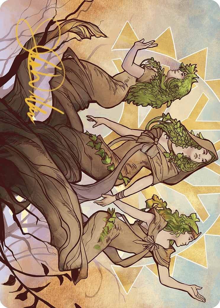 Image for Trostani, Three Whispers Art Card (Gold-Stamped Signature) (Art Series: Murders at Karlov Manor) (37) - Magic: The Gathering