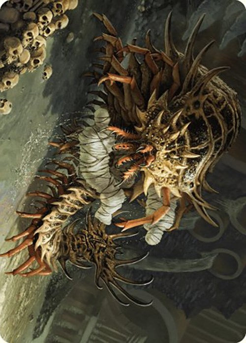 Image for Rot Farm Mortipede Art Card (Art Series: Murders at Karlov Manor) (10) - Magic: The Gathering