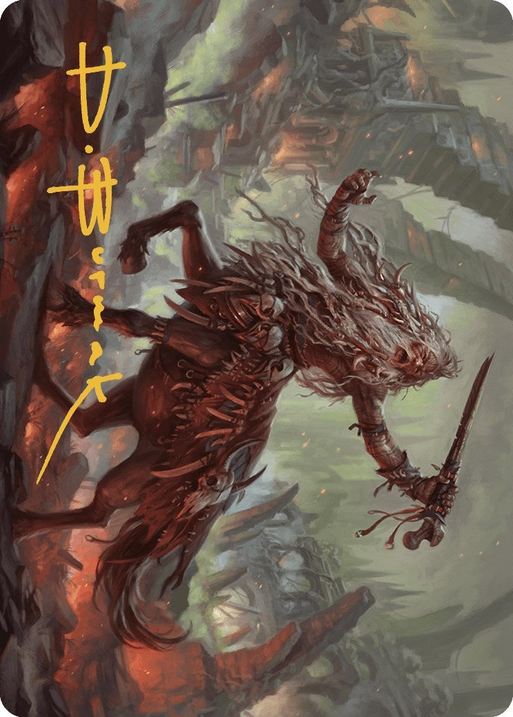 Image for Yarus, Roar of the Old Gods Art Card (24/49) (Gold-Stamped Signature) (Art Series: Murders at Karlov Manor) (24) - Magic: The Gathering