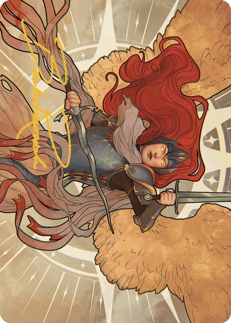 Image for Aurelia, the Law Above Art Card (36/49) (Gold-Stamped Signature) (Art Series: Murders at Karlov Manor) (36) - Magic: The Gathering