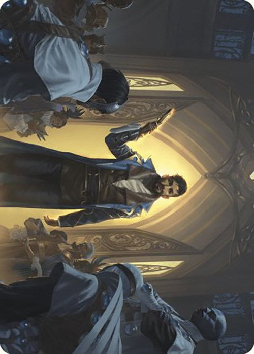 Image for Auspicious Arrival Art Card (Art Series: Murders at Karlov Manor) (2) - Magic: The Gathering