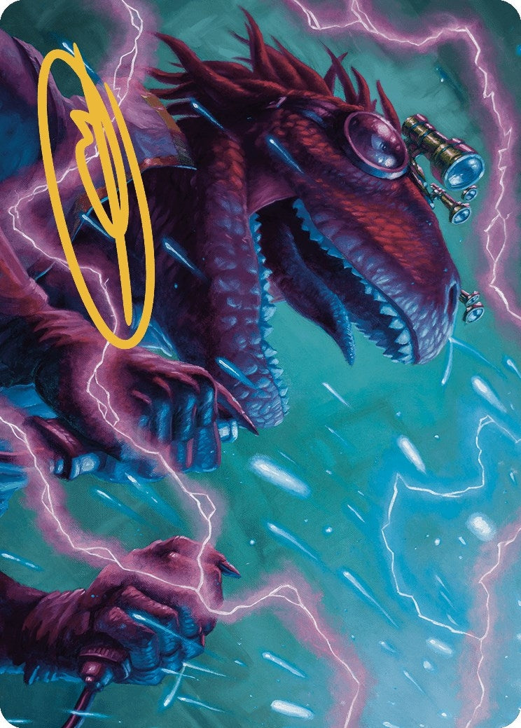 Image for Kylox, Visionary Inventor Art Card (Gold-Stamped Signature) (Art Series: Murders at Karlov Manor) (43) - Magic: The Gathering