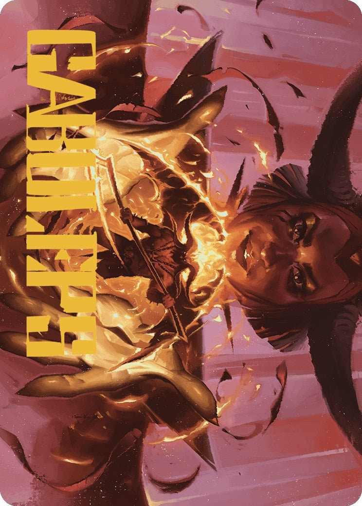 Image for Convenient Target Art Card (Gold-Stamped Signature) (Art Series: Murders at Karlov Manor) (11) - Magic: The Gathering