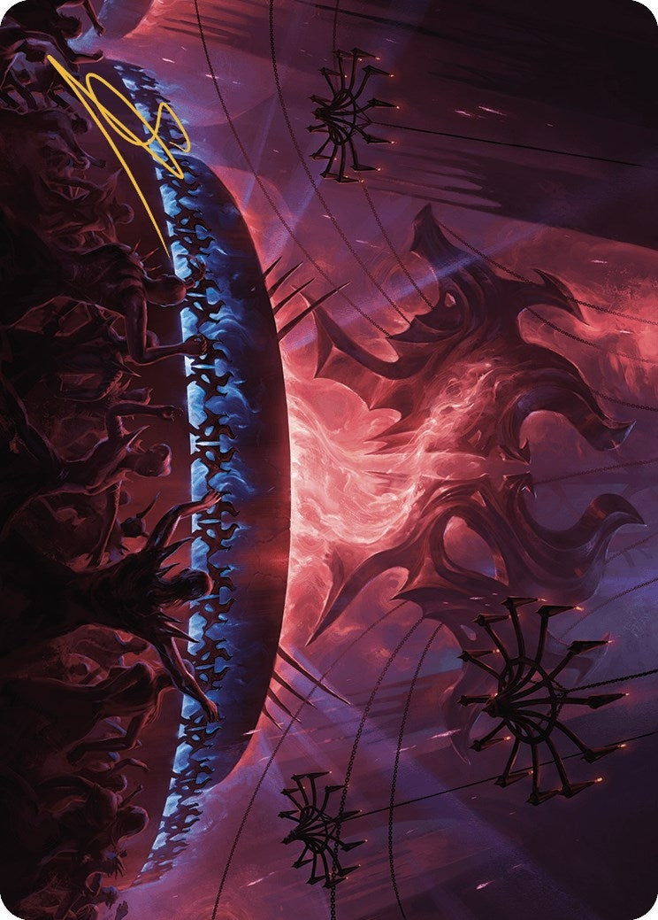 Image for Raucous Theater Art Card (Gold-Stamped Signature) (Art Series: Murders at Karlov Manor) (26) - Magic: The Gathering