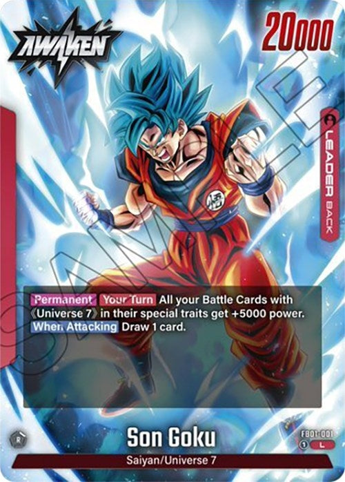 Image for Son Goku - FB01-001 (Awakened Pulse) (FB01-001) - Dragon Ball Super: Fusion World