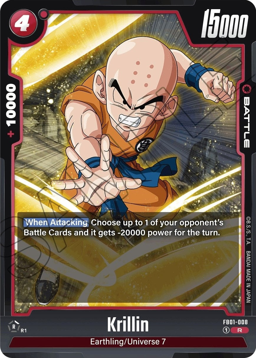 Image for Krillin - FB01-008 (Awakened Pulse) (FB01-008) - Dragon Ball Super: Fusion World