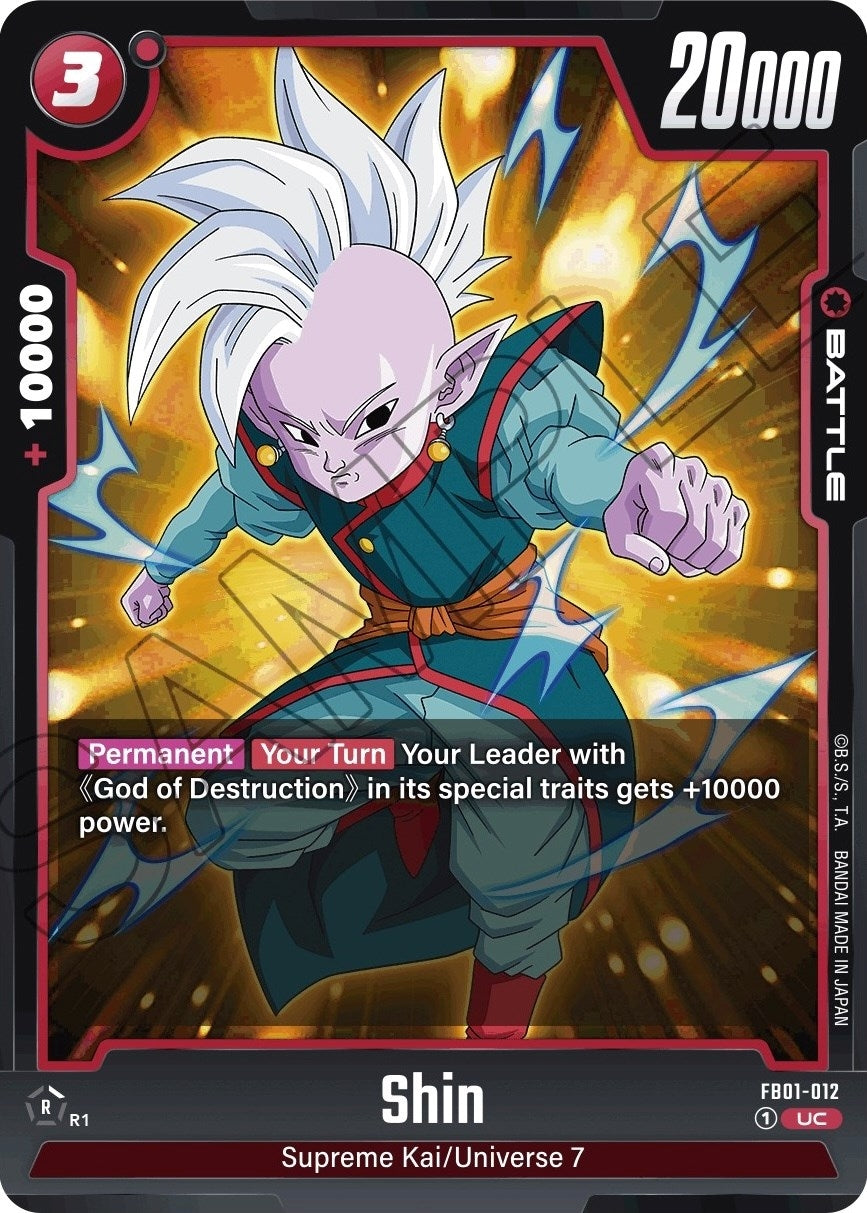 Image for Shin (Awakened Pulse) (FB01-012) - Dragon Ball Super: Fusion World