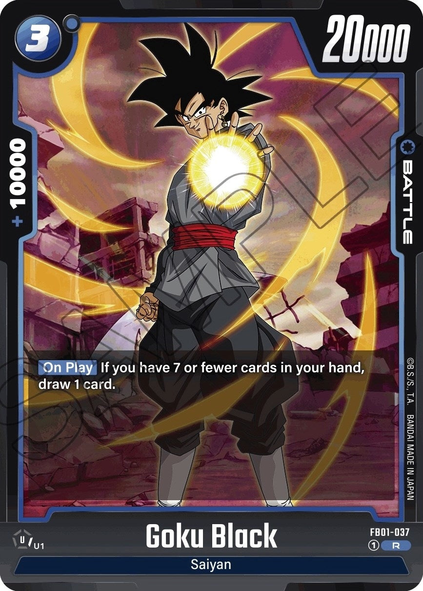 Image for Goku Black - FB01-037 (Awakened Pulse) (FB01-037) - Dragon Ball Super: Fusion World