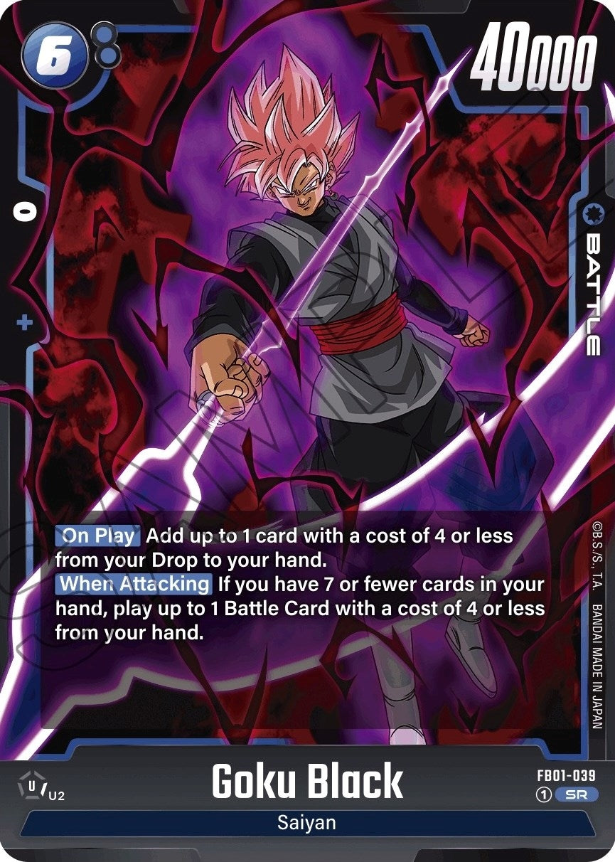Image for Goku Black - FB01-039 (Awakened Pulse) (FB01-039) - Dragon Ball Super: Fusion World