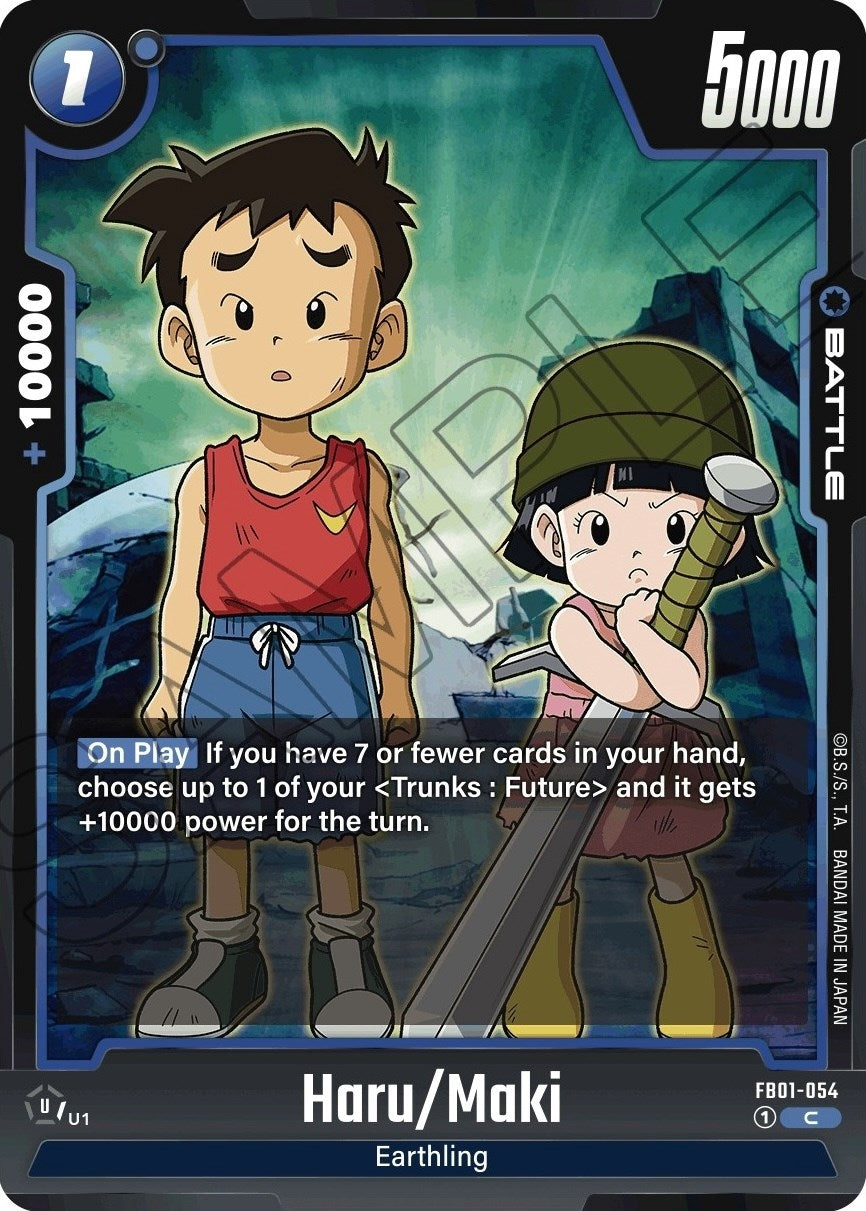 Image for Haru/Maki (Awakened Pulse) (FB01-054) - Dragon Ball Super: Fusion World